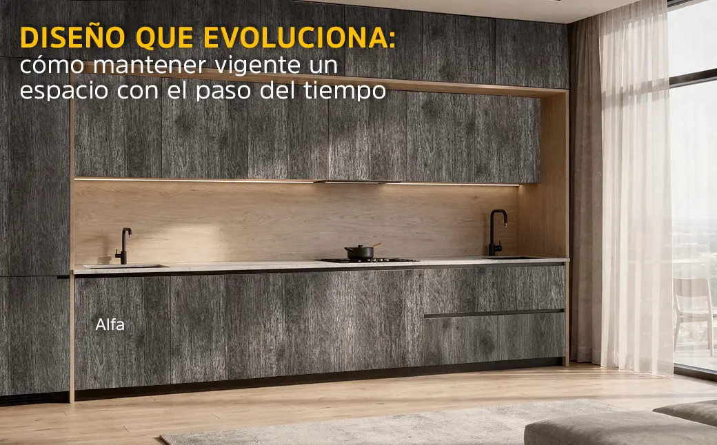 La calidez de un hogar, se construye desde los materiales. Image.