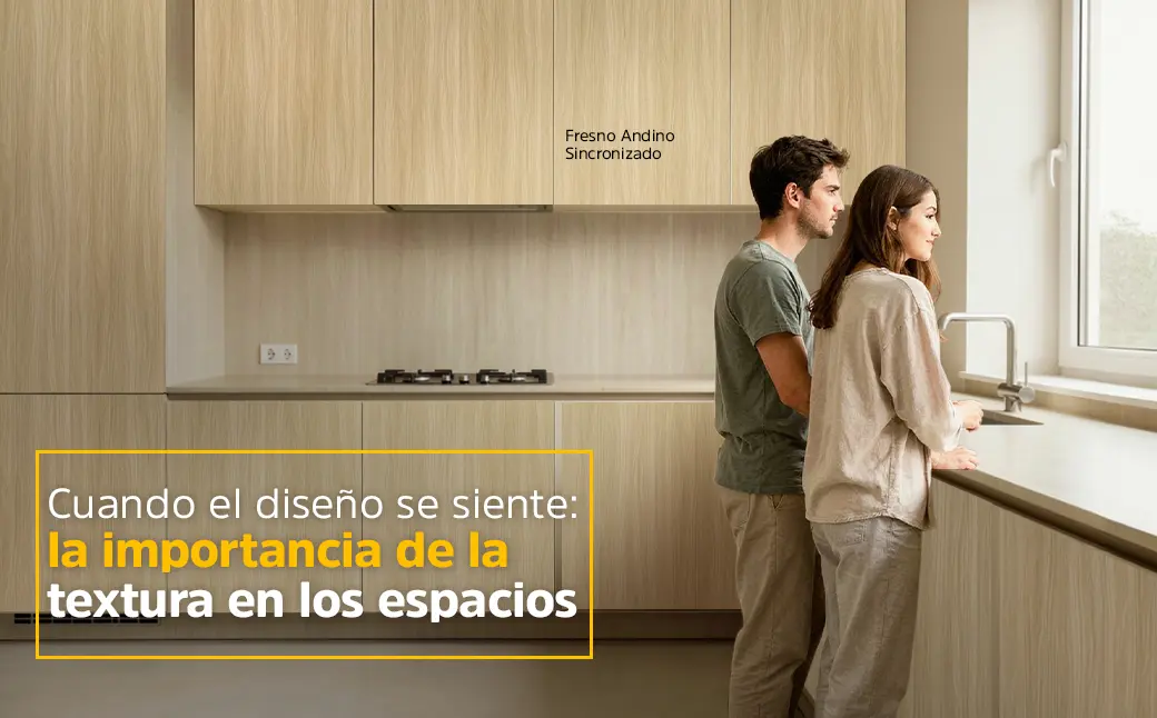 Cuando el diseño se siente: la importancia de la textura en los espacios Image.