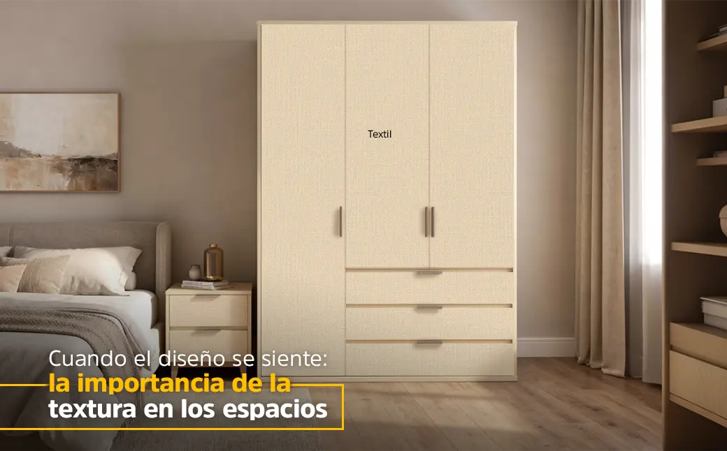 Cuando el diseño se siente: la importancia de la textura en los espacios Image.