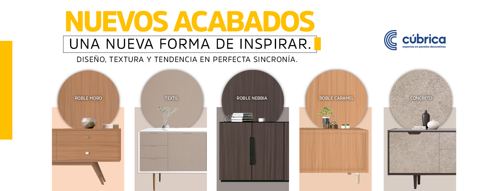 Nuevos lanzamientos Cúbrica: la revolución del diseño en melaminas