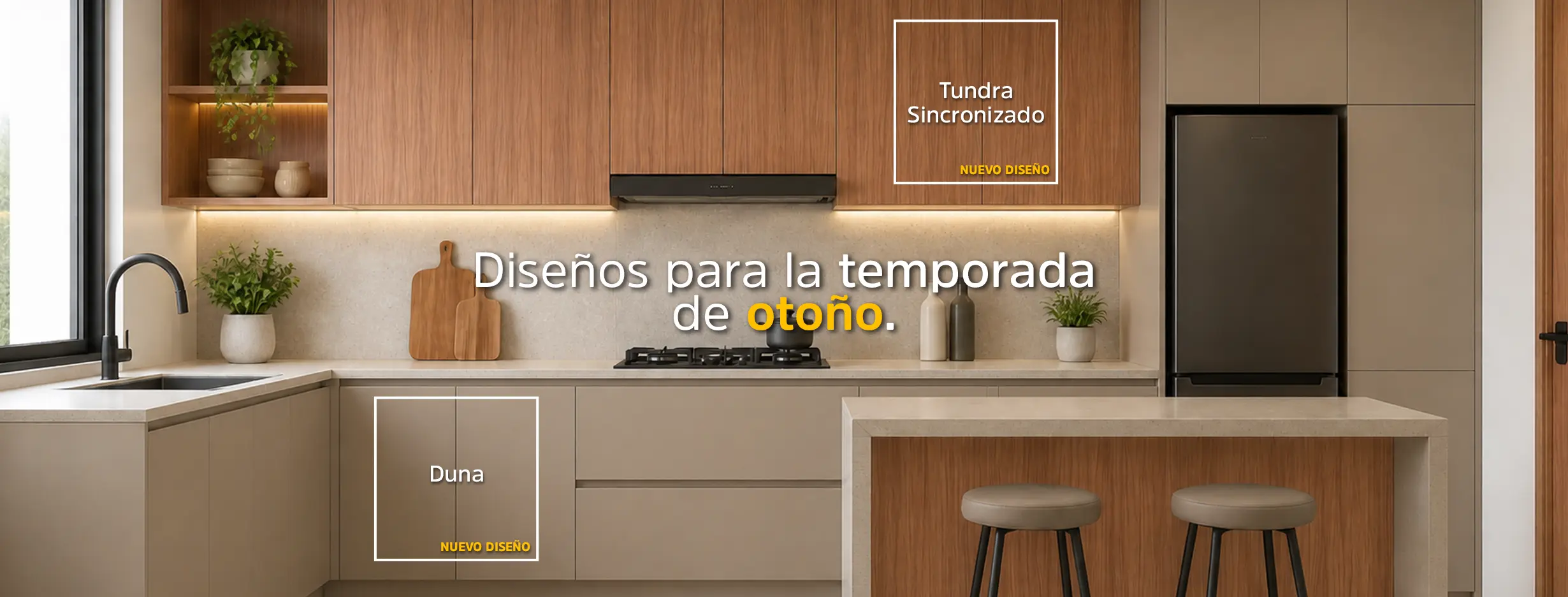 Duna y Tundra Sincronizado: armonía que transforma los espacios.