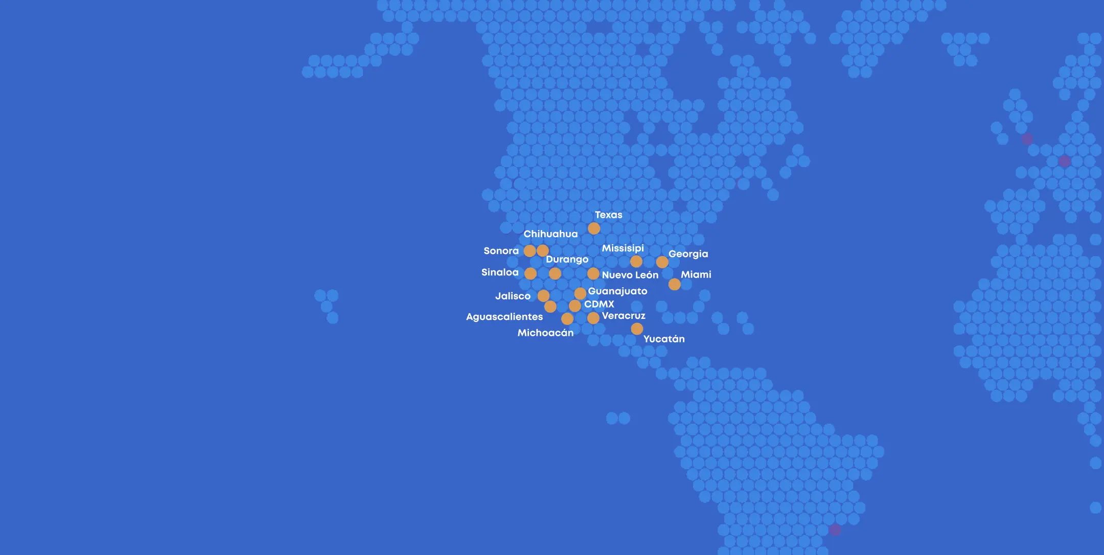Mapa de sucursales